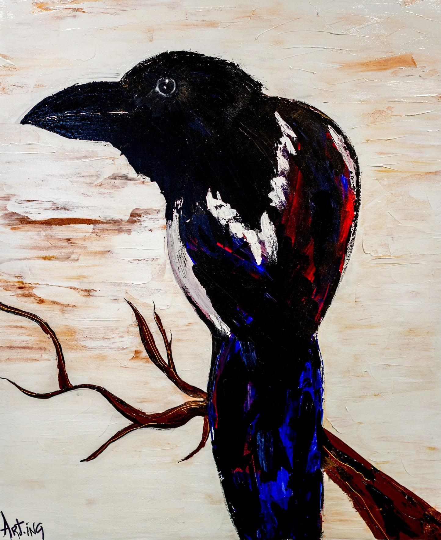 ''Trashy Bird'' Original Art