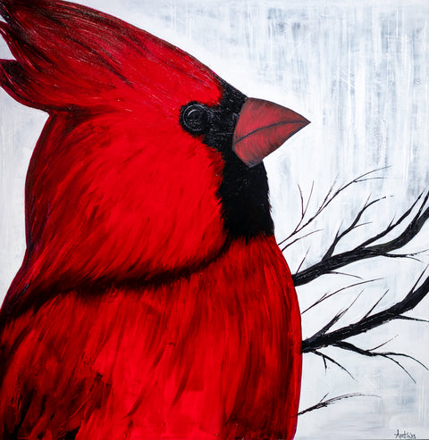 “Guerrier dévoué” – Œuvre originale Art.Ing | Loyauté, courage & présence protectrice