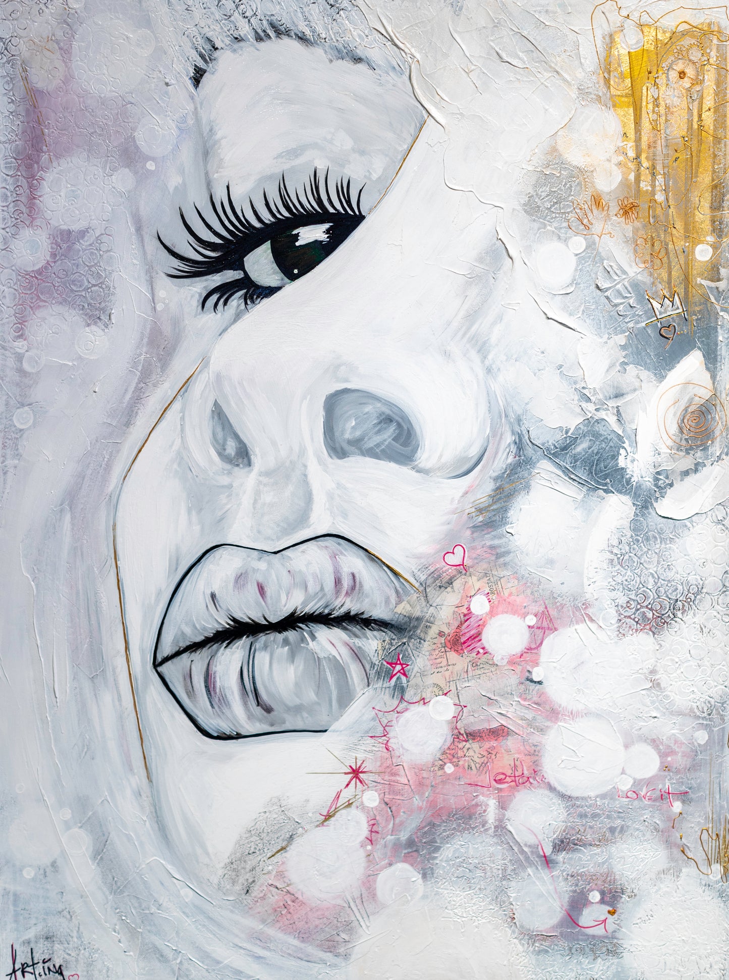 ''La femme de plâtre'' Original Art