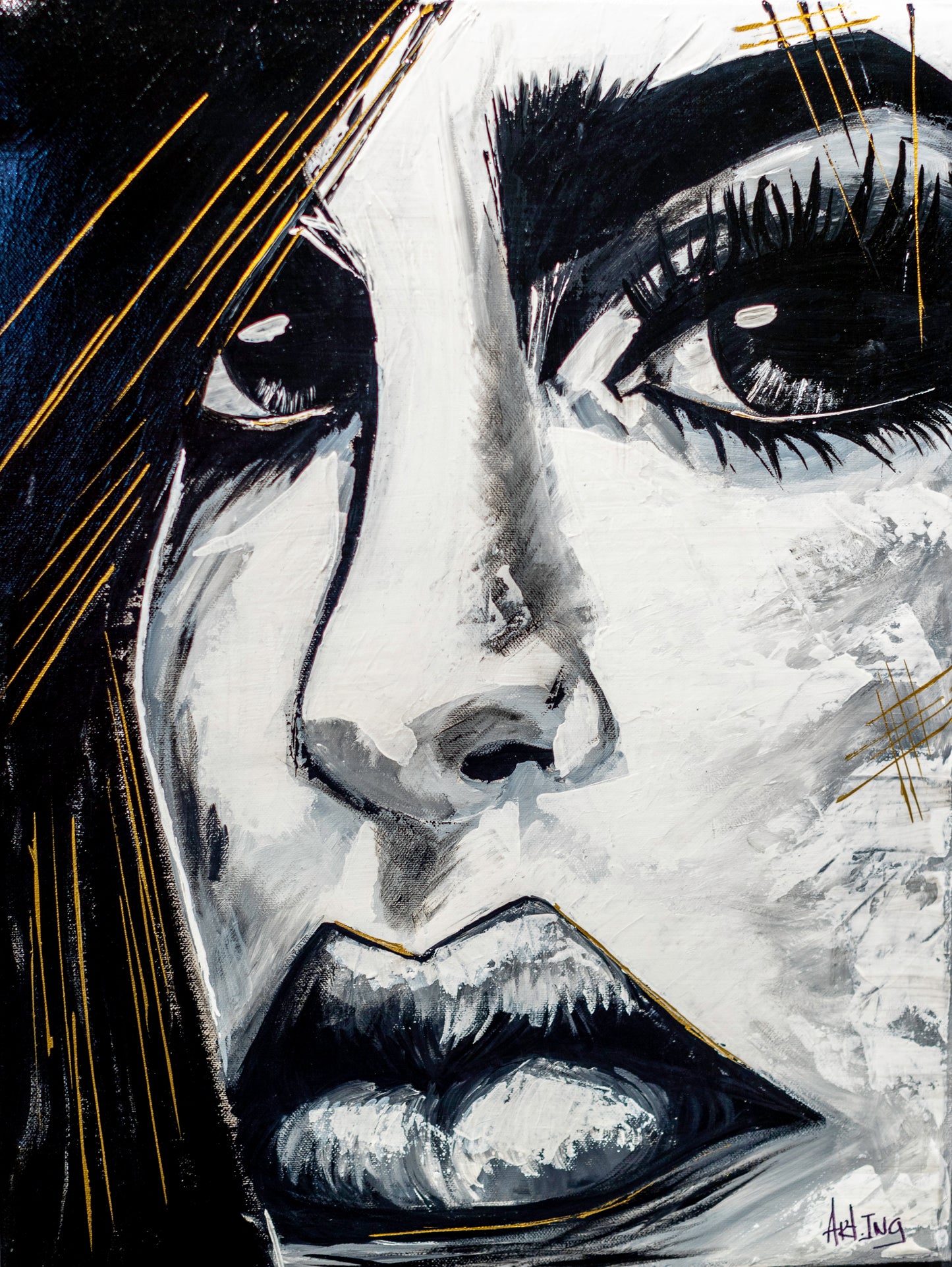 ''Puissante & fragile'' Original Art