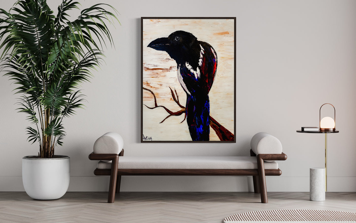 ''Trashy Bird'' Original Art