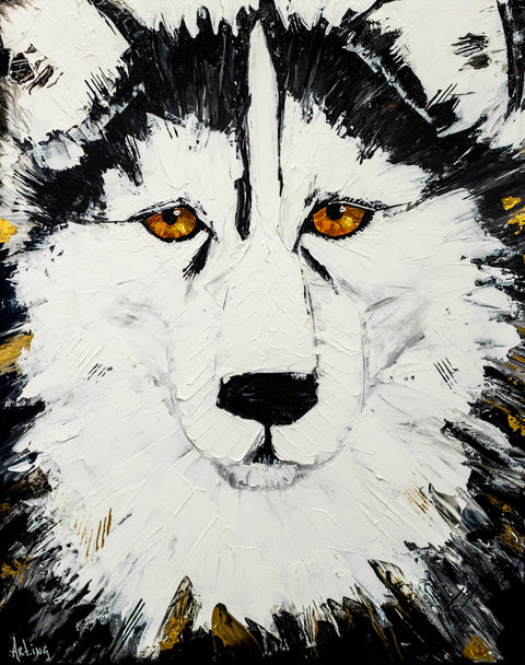 “Yukon” – Œuvre originale Art.Ing | Douceur, loyauté & grands espaces