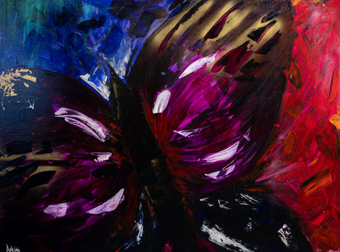 “Vol abstrait” – Œuvre originale Art.Ing | Élan, imagination & liberté intérieure