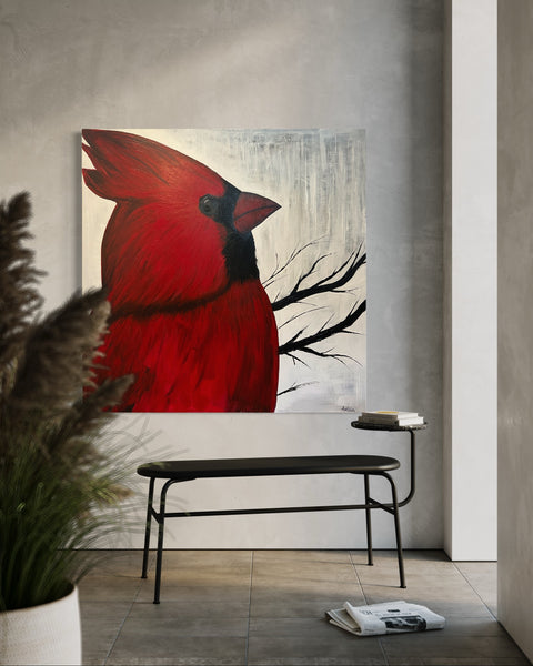 “Guerrier dévoué” – Œuvre originale Art.Ing | Loyauté, courage & présence protectrice