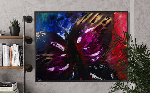 “Vol abstrait” – Œuvre originale Art.Ing | Élan, imagination & liberté intérieure