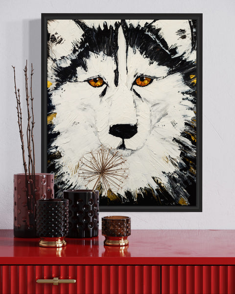 “Yukon” – Œuvre originale Art.Ing | Douceur, loyauté & grands espaces