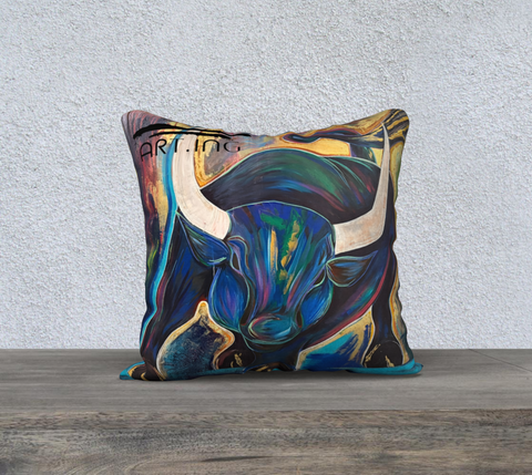 Coussin ''Bull run''